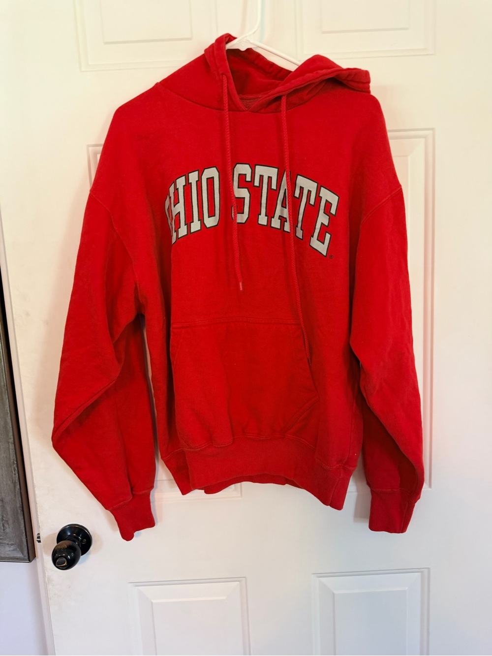 Ohio State Red Pullover Hoodie - Official Collegiate Sweatshirt